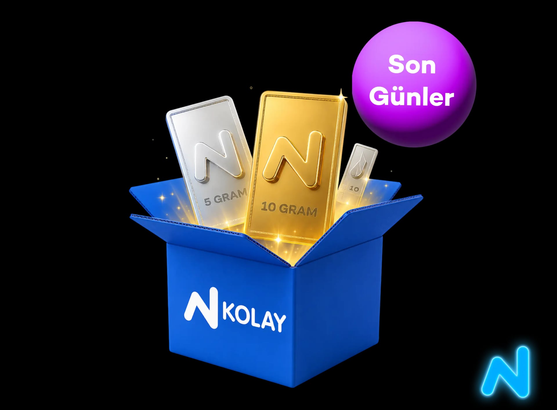 N Kolay Fiziki altın ve gümüş fırsatı gösteren banner görseli